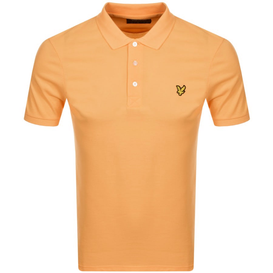 Alternative Image for ProductLyle And Scott Short Sleeved Polo T Shirt Orange1